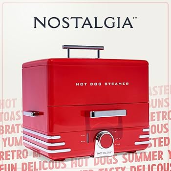 Amazon.com: Nostalgia Extra Large Diner-Style Steamer 20 Hot